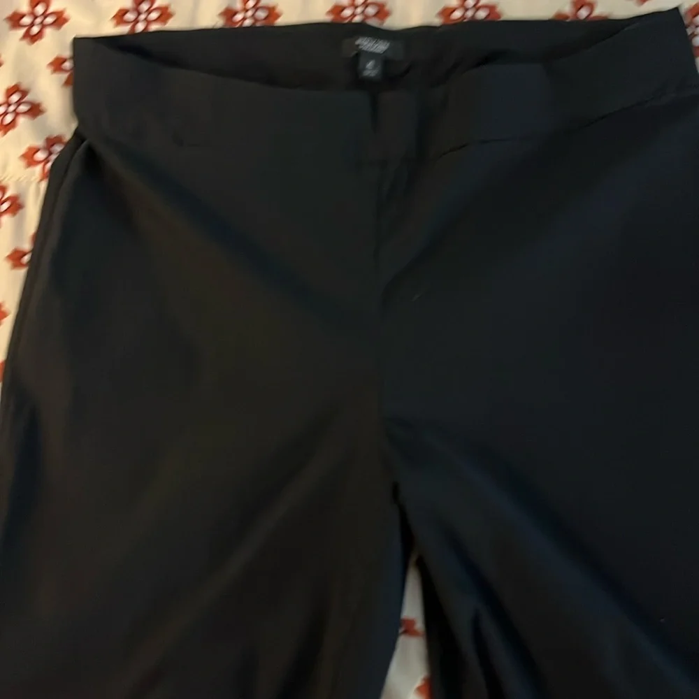 Simply Vera Vera Wang Elegant Black Pull On Pants - Picture 6 of 7